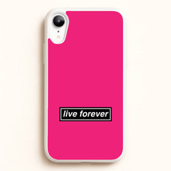 Live Forever  - Oasis Phone Case for iPhone XR