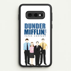 Office Cartoon - Dunder Mifflin  - The Office Phone Case for Galaxy S10e