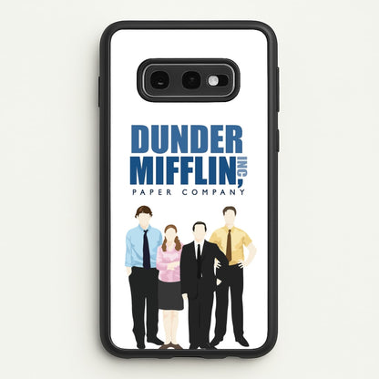 Office Cartoon - Dunder Mifflin  - The Office Phone Case for Galaxy S10e