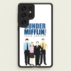 Office Cartoon - Dunder Mifflin  - The Office Phone Case for Galaxy S23 Ultra
