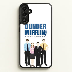 Office Cartoon - Dunder Mifflin  - The Office Phone Case for Galaxy A34