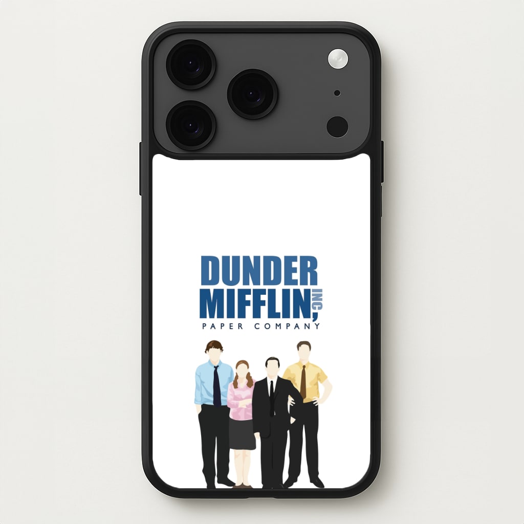 Office Cartoon - Dunder Mifflin Phone Case for iPhone 17 Pro Max