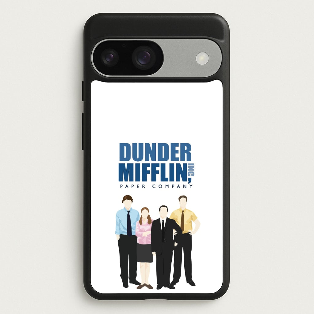Office Cartoon - Dunder Mifflin  - The Office Phone Case for Google Pixel 9 / 9 Pro
