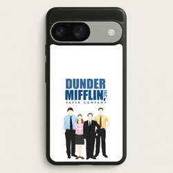 Office Cartoon - Dunder Mifflin  - The Office Phone Case for Google Pixel 9 / 9 Pro
