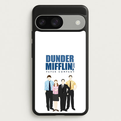 Office Cartoon - Dunder Mifflin  - The Office Phone Case for Google Pixel 9 / 9 Pro