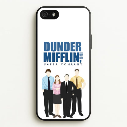 Office Cartoon - Dunder Mifflin  - The Office Phone Case for iPhone 5 / 5s / SE 2016