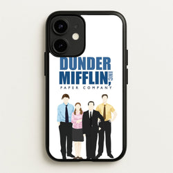 Office Cartoon - Dunder Mifflin  - The Office Phone Case for iPhone 12 / 12 Pro