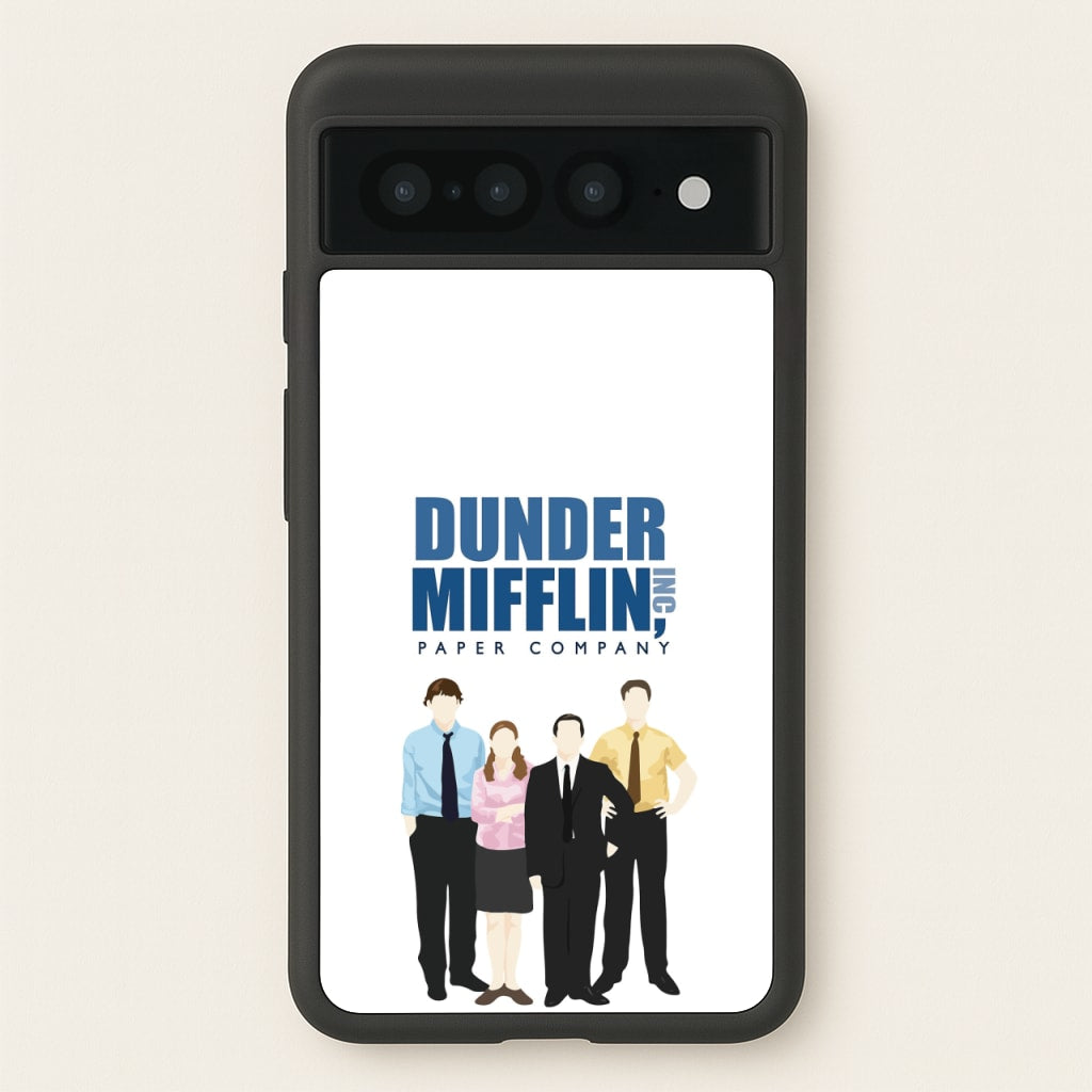 Office Cartoon - Dunder Mifflin  - The Office Phone Case for Google Pixel 7 Pro