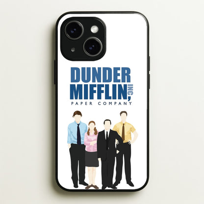 Office Cartoon - Dunder Mifflin  - The Office Phone Case for iPhone 14 Plus