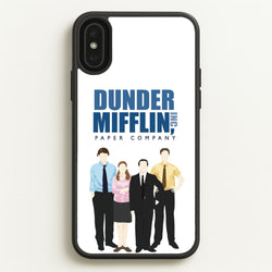 Office Cartoon - Dunder Mifflin  - The Office Phone Case for iPhone XS Max