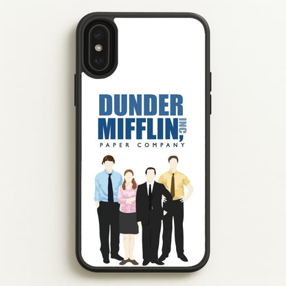 Office Cartoon - Dunder Mifflin  - The Office Phone Case for iPhone XS Max