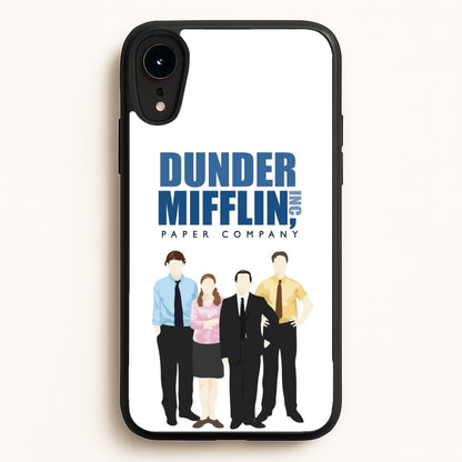 Office Cartoon - Dunder Mifflin  - The Office Phone Case for iPhone XR