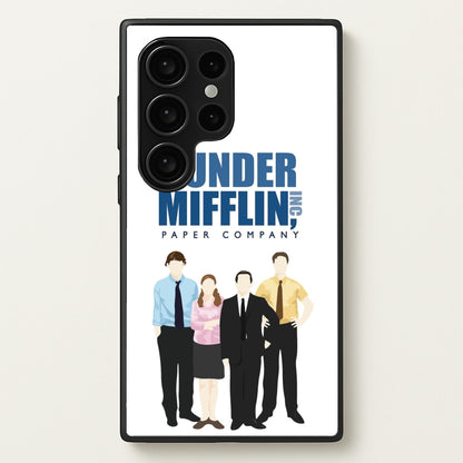 Office Cartoon - Dunder Mifflin  - The Office Phone Case for Galaxy S24 Ultra