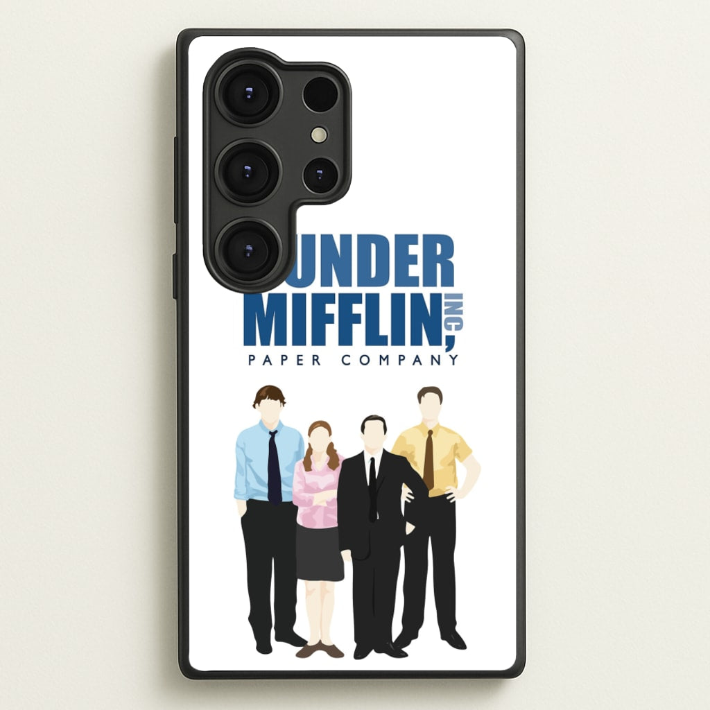 Office Cartoon - Dunder Mifflin  - The Office Phone Case for Galaxy S25 Ultra