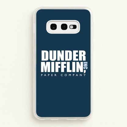 Dunder Logo  - The Office Phone Case for Galaxy S10e
