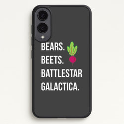 Bears. Beets. Battlestar Galactica Illustration  - The Office Phone Case for Galaxy S25 Edge