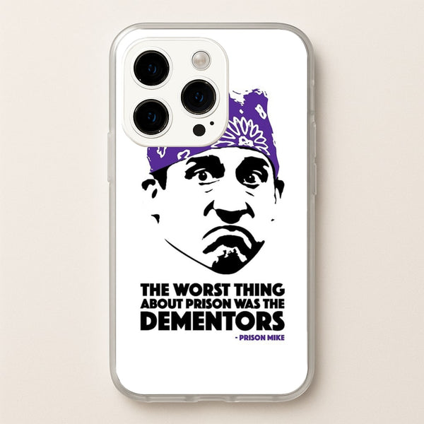 Prison Mike vs The Dementors  - The Office Phone Case for iPhone 15 Pro Max