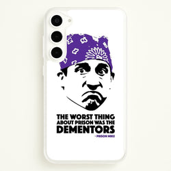 Prison Mike vs The Dementors  - The Office Phone Case for Galaxy S23 Plus