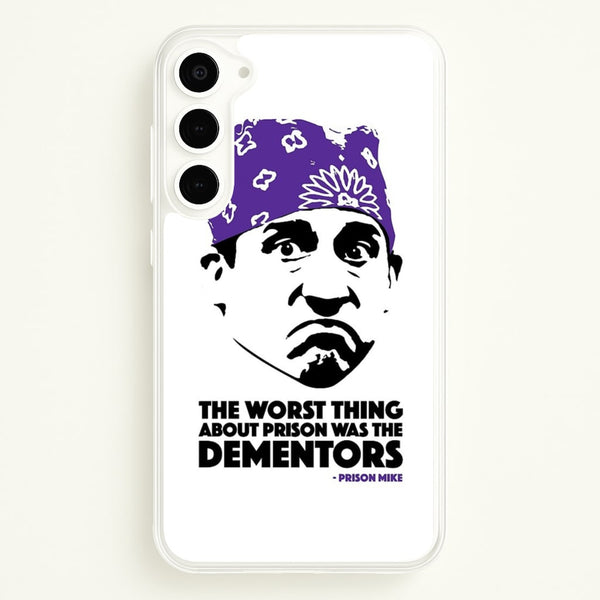 Prison Mike vs The Dementors  - The Office Phone Case for Galaxy S23 Plus