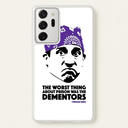 Prison Mike vs The Dementors  - The Office Phone Case for Galaxy Note 20 Ultra