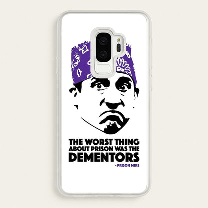 Prison Mike vs The Dementors  - The Office Phone Case for Galaxy S9 Plus