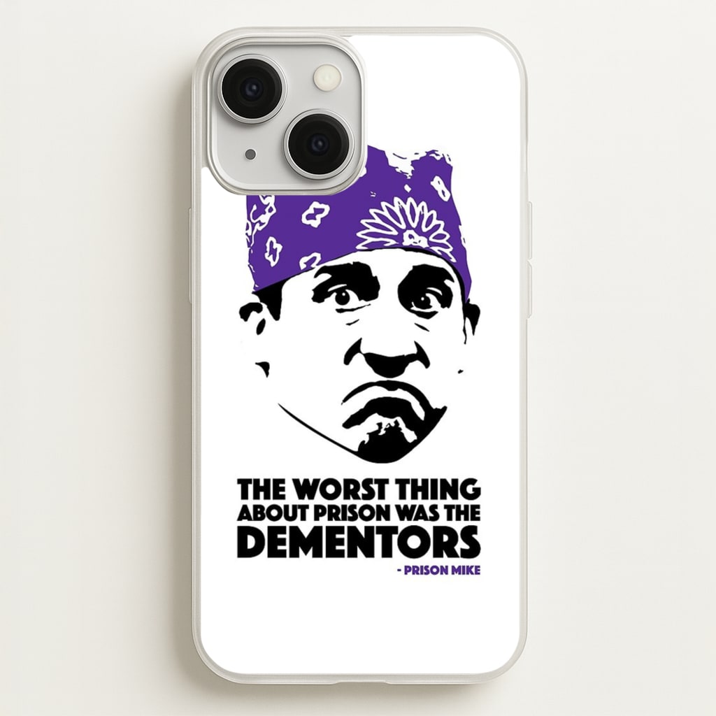 Prison Mike vs The Dementors  - The Office Phone Case for iPhone 13 Mini