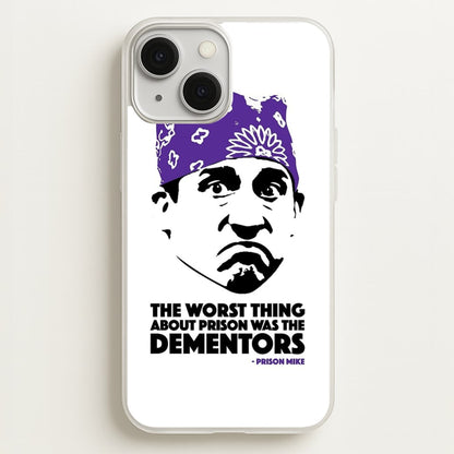 Prison Mike vs The Dementors  - The Office Phone Case for iPhone 13 Mini