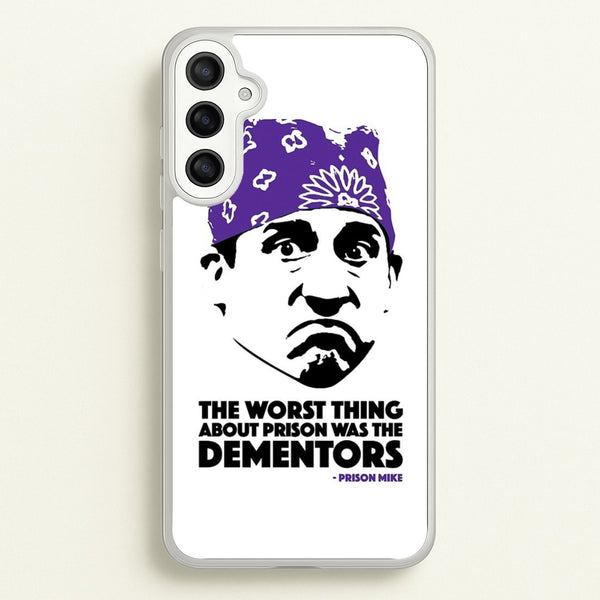 Prison Mike vs The Dementors  - The Office Phone Case for Galaxy A36