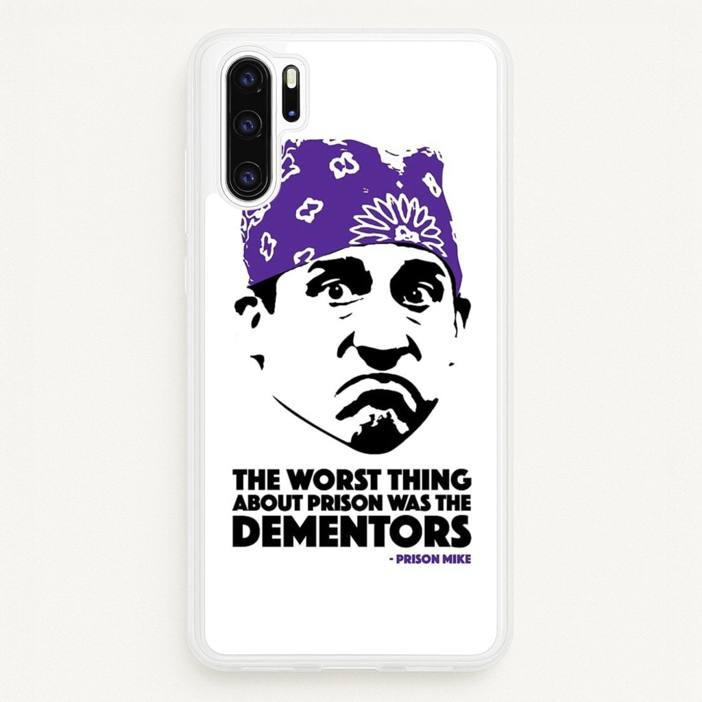 Prison Mike vs The Dementors  - The Office Phone Case for Huawei P30 Pro