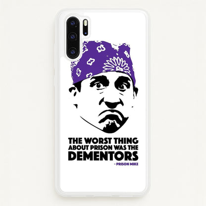 Prison Mike vs The Dementors  - The Office Phone Case for Huawei P30 Pro