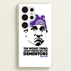 Prison Mike vs The Dementors  - The Office Phone Case for Galaxy S25 Ultra