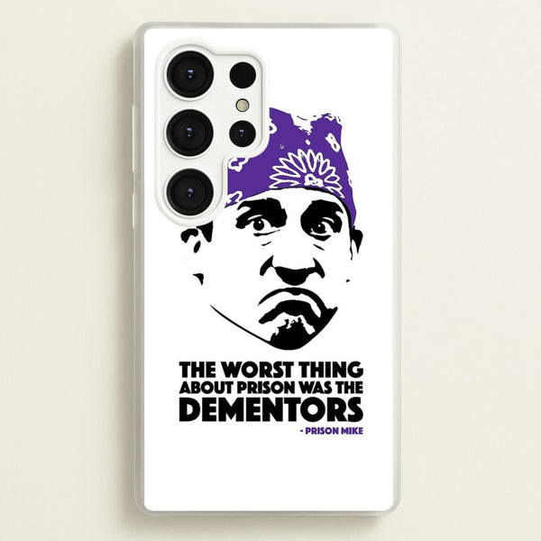 Prison Mike vs The Dementors  - The Office Phone Case for Galaxy S25 Ultra