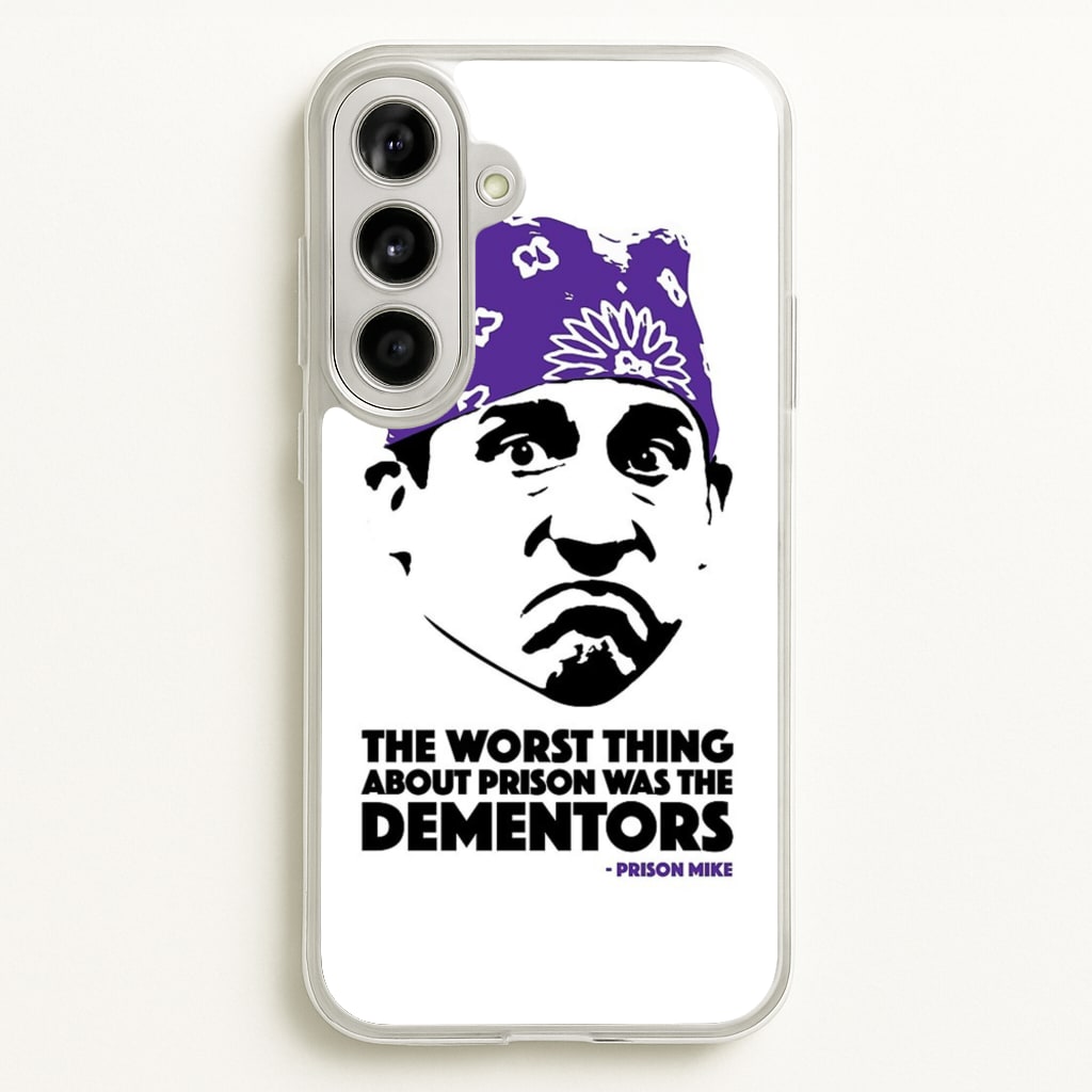 Prison Mike vs The Dementors  - The Office Phone Case for Galaxy A56