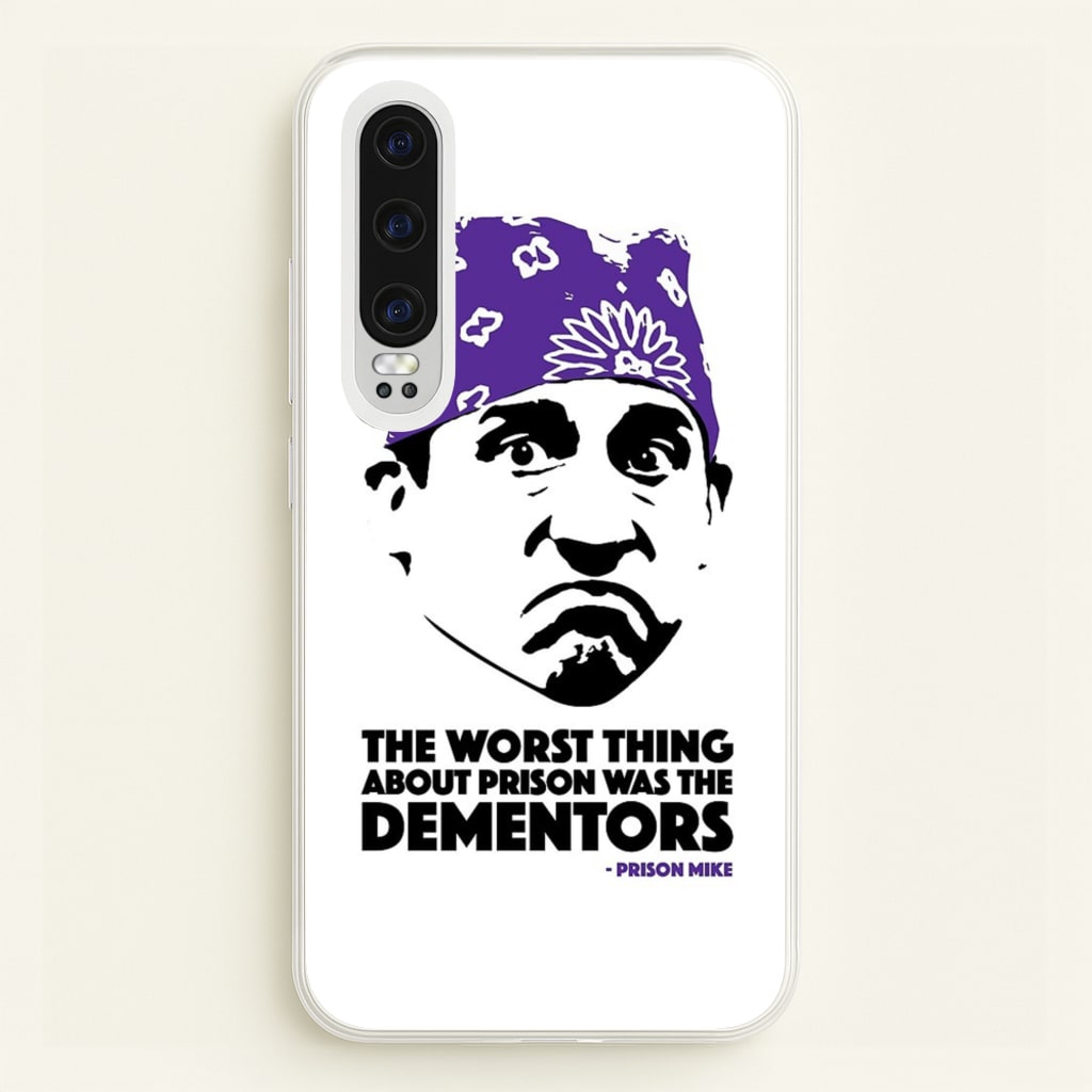 Prison Mike vs The Dementors  - The Office Phone Case for Huawei P30