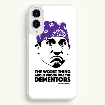 Prison Mike vs The Dementors  - The Office Phone Case for Galaxy S25 Edge