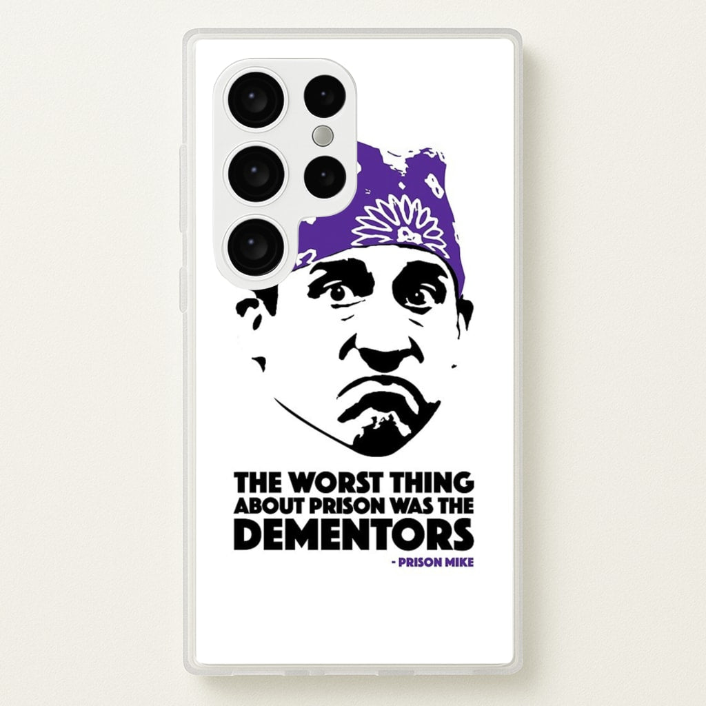 Prison Mike vs The Dementors  - The Office Phone Case for Galaxy S24 Ultra