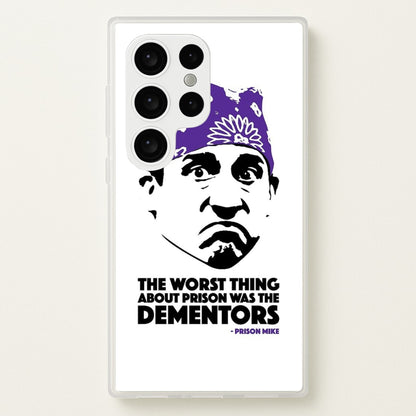 Prison Mike vs The Dementors  - The Office Phone Case for Galaxy S24 Ultra
