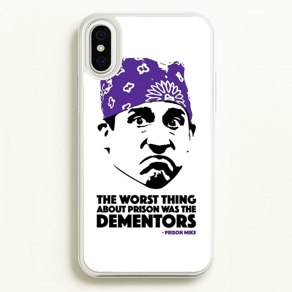 Prison Mike vs The Dementors  - The Office Phone Case for iPhone XS Max