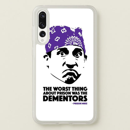 Prison Mike vs The Dementors  - The Office Phone Case for Huawei P20 Pro