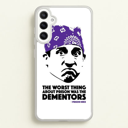 Prison Mike vs The Dementors  - The Office Phone Case for Galaxy A34