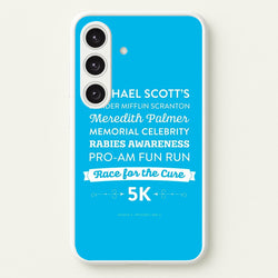 Rabies Awareness Fun Run  - The Office Phone Case for Galaxy S24FE