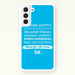 Rabies Awareness Fun Run  - The Office Phone Case for Galaxy S21FE