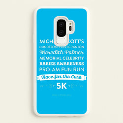 Rabies Awareness Fun Run  - The Office Phone Case for Galaxy S9 Plus