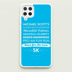 Rabies Awareness Fun Run  - The Office Phone Case for Galaxy A12