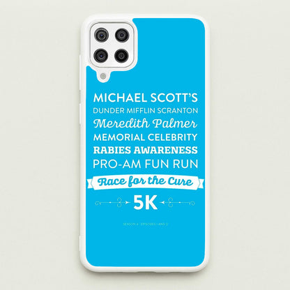 Rabies Awareness Fun Run  - The Office Phone Case for Galaxy A12