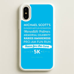 Rabies Awareness Fun Run  - The Office Phone Case for iPhone X / XS