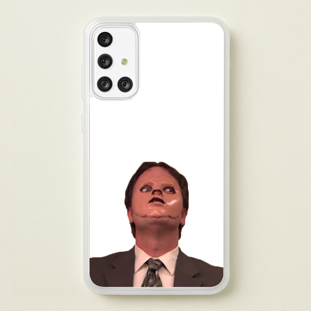 Dwight And The Dummy  - The Office Phone Case for Galaxy A71