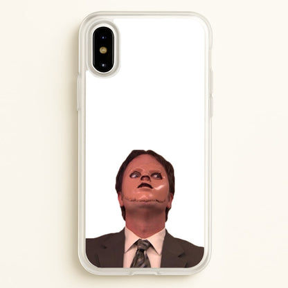 Dwight And The Dummy  - The Office Phone Case for iPhone X / XS