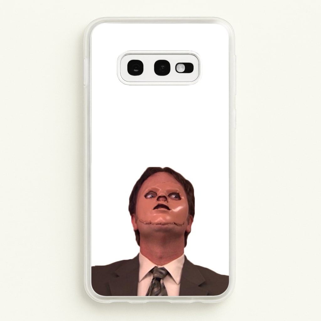 Dwight And The Dummy  - The Office Phone Case for Galaxy S10e