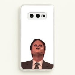 Dwight And The Dummy  - The Office Phone Case for Galaxy S10e
